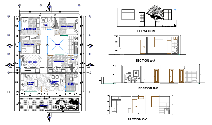 Desain interior rumah ukuran 10 15