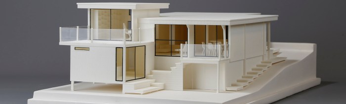 Desain jalanan untuk miniatur rumah