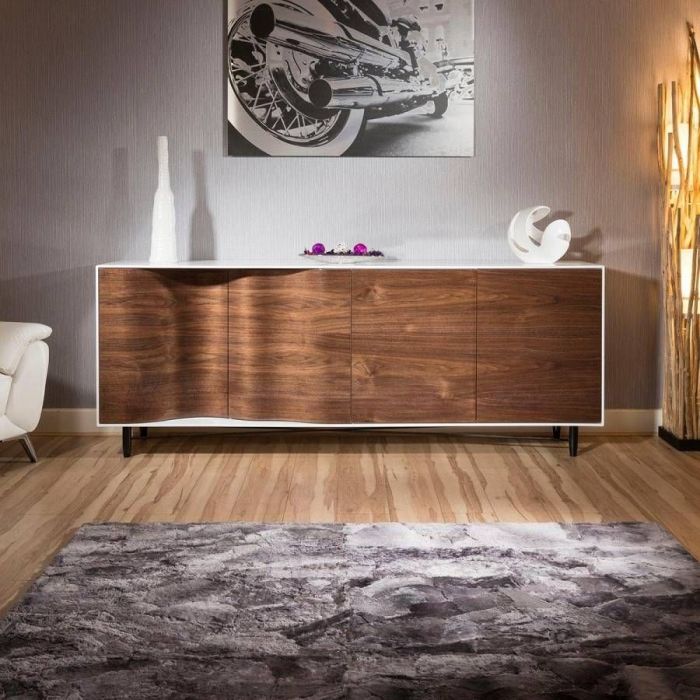 Schwebendes sideboard wohnzimmer