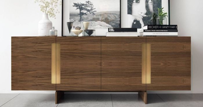 Schwebendes sideboard wohnzimmer